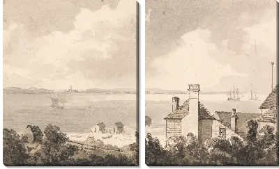 Картина Вест Каус, остров Уайт 