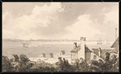 Картина Вест Каус, остров Уайт 