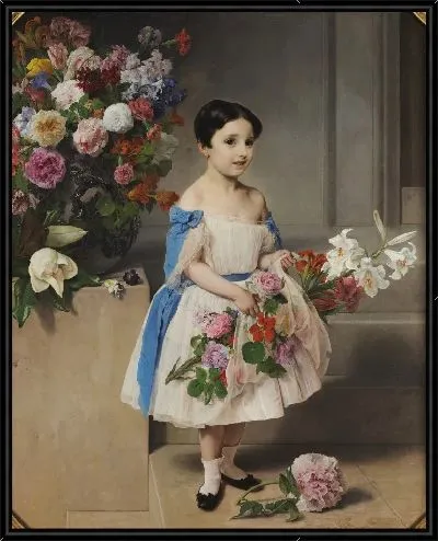 Картина Портрет графини Антониетты Негрони Прати Морозини в детстве 