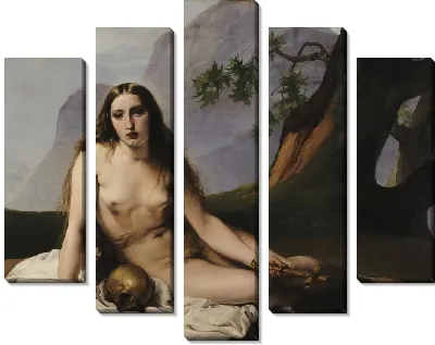 Картина Мария Магдалина как отшельник 