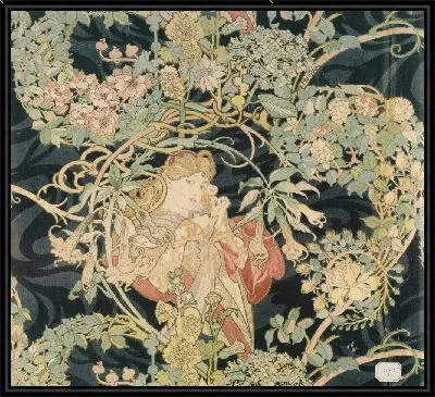 Женщина и маргаритки 