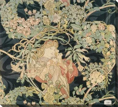 Женщина и маргаритки 