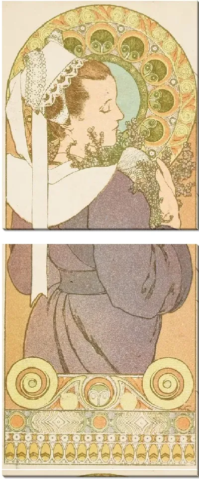 Картина Карта 74 «Bruyère de falaise» 