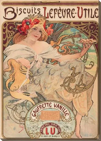 Картина Ванильный вафельный постер 