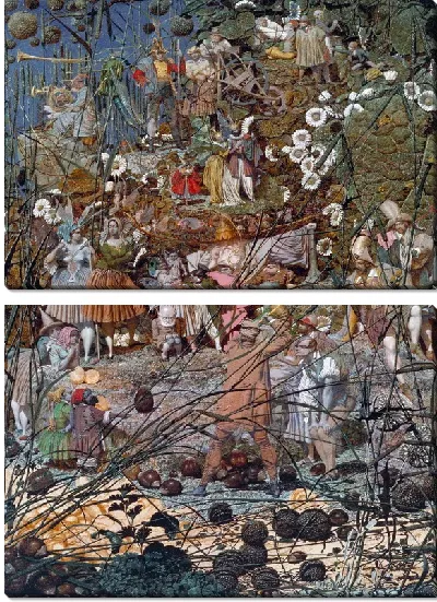 Картина Мастерский замах сказочного дровосека (A masterly tale lumberjack swing)