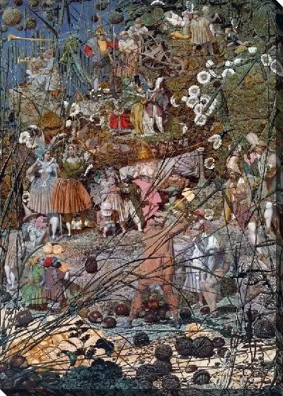 Картина Мастерский замах сказочного дровосека (A masterly tale lumberjack swing)