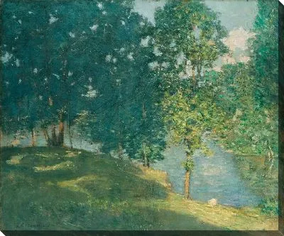 Картина Во второй половине дня у пруда