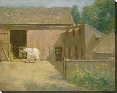 Картина Скотный двор Новой Англии