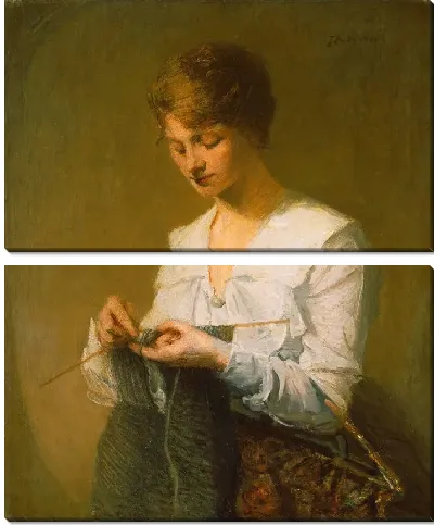 Картина Вязание для солдат