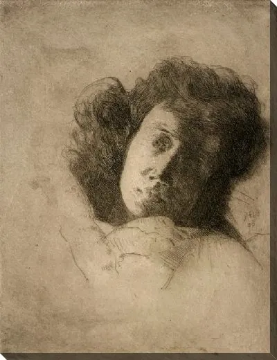 Картина Этюд женской головы