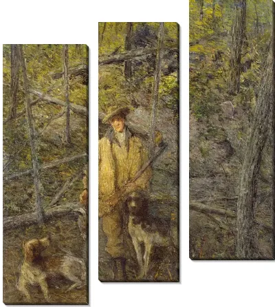 Охотник и собаки