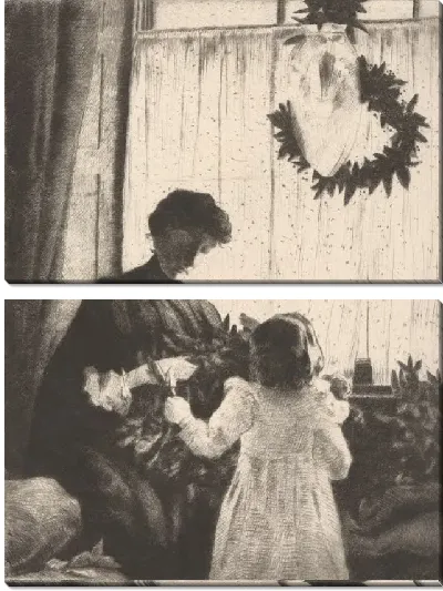 Картина Рождественская зелень