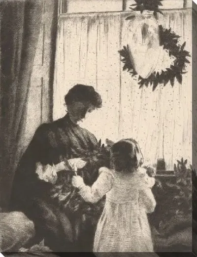 Картина Рождественская зелень