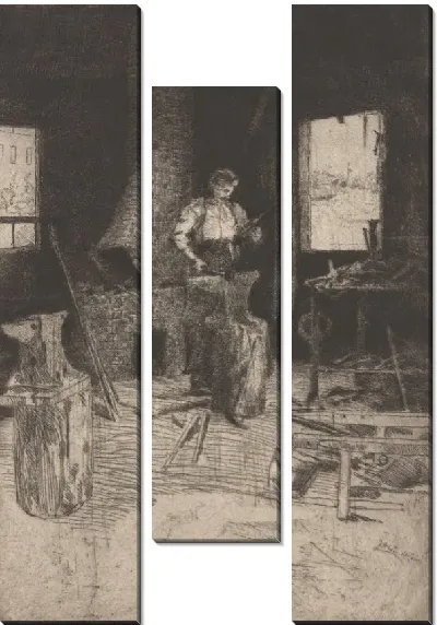 Картина Кузнечная лавка