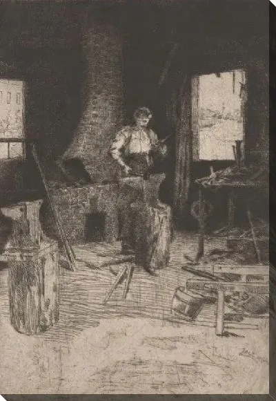 Картина Кузнечная лавка