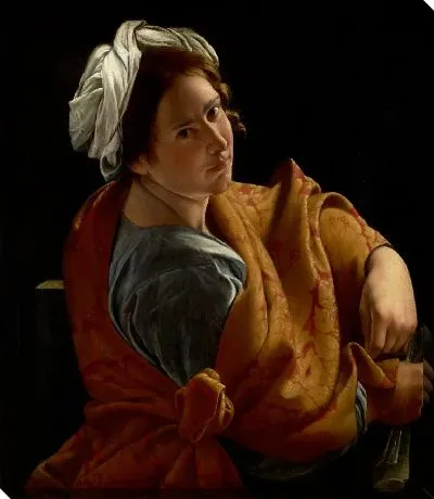 Картина Портрет молодой женщины в образе Сивиллы