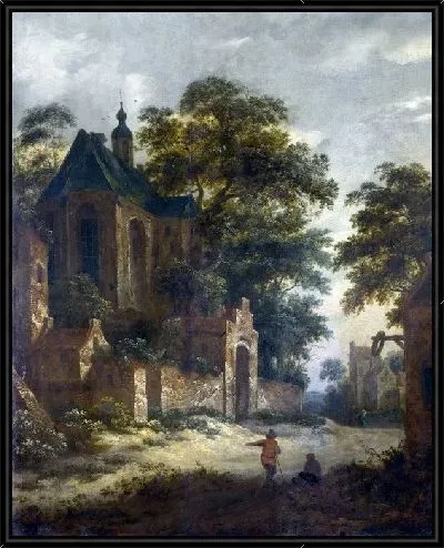 Картина Вид на деревню (View of a Village)