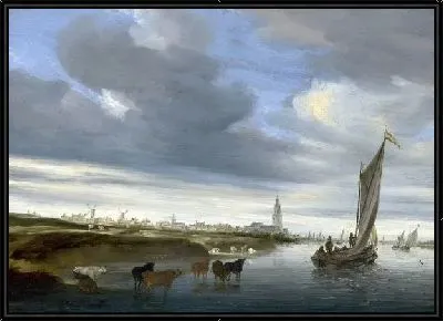 Ренен со стороны запада (A View of Rhenen seen from the West)