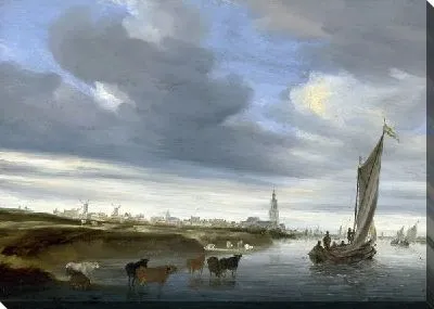 Ренен со стороны запада (A View of Rhenen seen from the West)