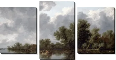 Картина Река (River Scene)