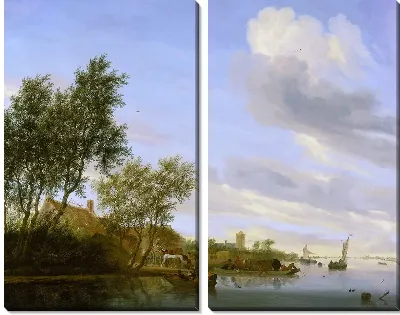 Речной пейзаж (River Landscape)