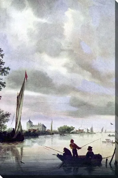 Картина Речной пейзаж (River Landscape)