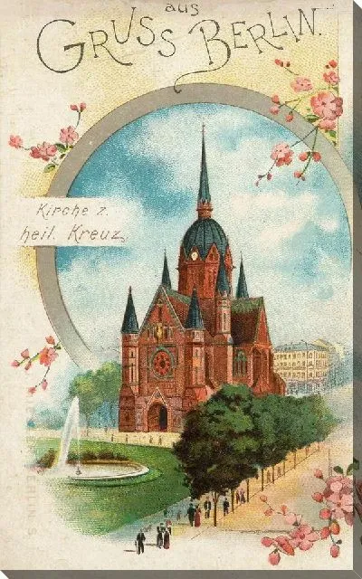 Картина маслом Церковь в Берлине