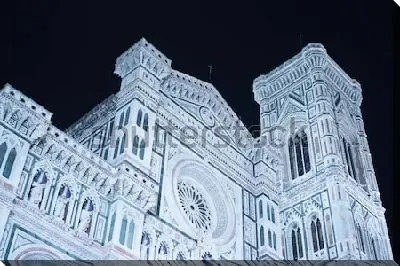 Постер Итальянский ночной пейзаж