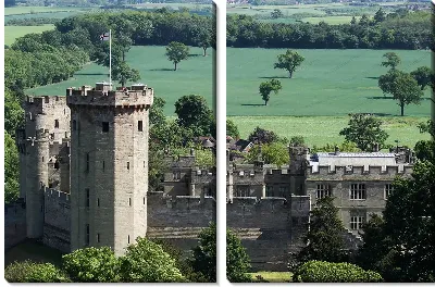 Модульная картина Замок в Испании