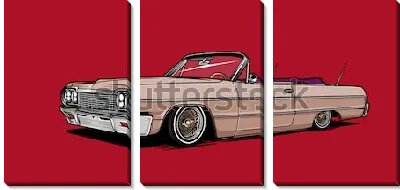 Модульная картина Лоурайдер