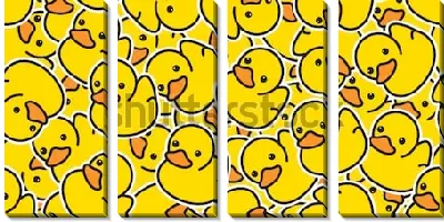 Модульная картина Утята