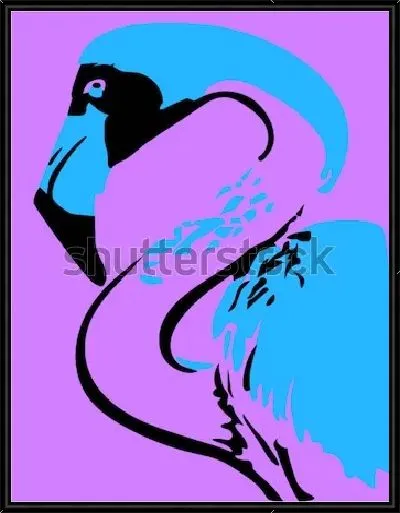 Картина Фламинго №2