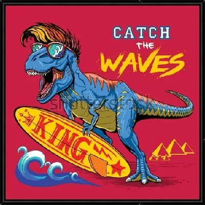 Сёрфер динозавр