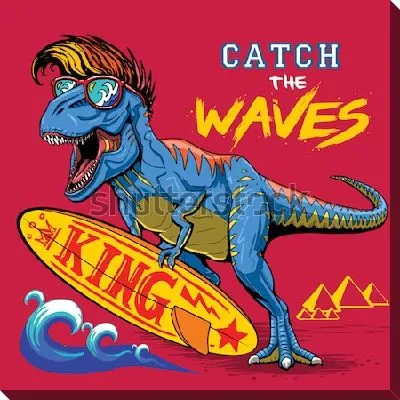 Сёрфер динозавр