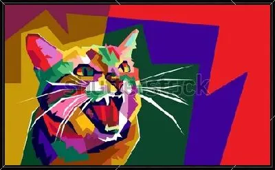 Картина Рёв кота