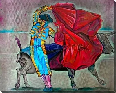 Картина маслом  Тореадор