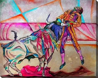 Картина маслом Тореадор №4