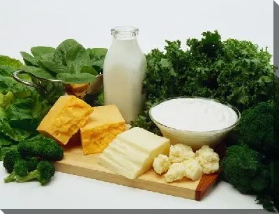 Постер Овощи и молочные продукты