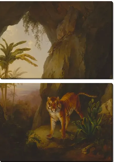 Картина Тигр в пещере