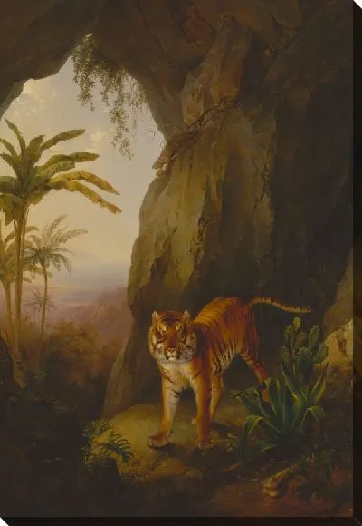 Картина Тигр в пещере