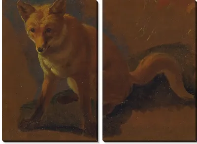 Картина Лиса этюд