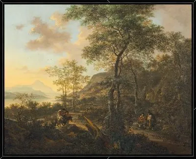 Итальянский вечерний пейзаж