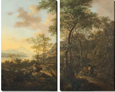 Итальянский вечерний пейзаж