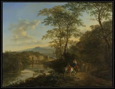 Итальянский пейзаж с Понте Молле