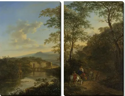 Итальянский пейзаж с Понте Молле