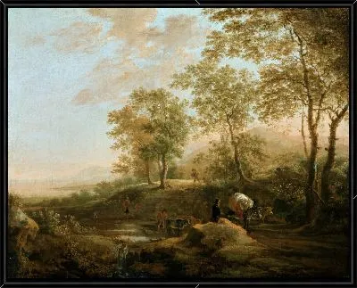 Картина Берега ручья