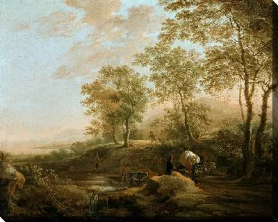 Картина Берега ручья