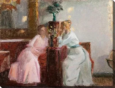 Картина Разговор в западной комнате