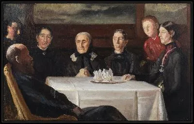 Рождество 1900 Года. Эскиз композиции 2