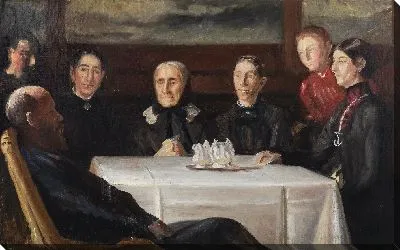 Рождество 1900 Года. Эскиз композиции 2